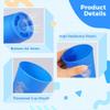 yeesport 24 Pcs Sport Stacking Cups, Sport Training Game for Challenge Competition, Plastic Stacking Cups, Classic Family Game for Kids and Adults, Blue+Green view 3