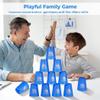 yeesport 24 Pcs Sport Stacking Cups, Sport Training Game for Challenge Competition, Plastic Stacking Cups, Classic Family Game for Kids and Adults, Blue+Green view 4