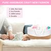 ABenkle X-Large Diaper Caddy Organizer, Boho Rustic Cotton Rope Nursery Baby Basket, Changing Table Organizer for Baby Diaper Storage and Baby Shower view 4