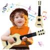 Kids Toy Guitar 6 String,17 inch Mini Baby Guitar with Pick,Musical Instrument Educational Toy for Toddlers Beginner,Preschoolers view 1
