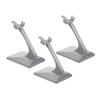 3pcs Aircraft Model Stand Doll Display Stand Monitor Aircraft Model Support Model Kits Plate Holder Model Plane Stand Aircraft Display Stand Airpl Plastic Display Holder Grey view 1