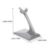 3pcs Aircraft Model Stand Doll Display Stand Monitor Aircraft Model Support Model Kits Plate Holder Model Plane Stand Aircraft Display Stand Airpl Plastic Display Holder Grey view 4