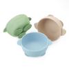 PandaEar 3 Pack Baby Suction Bowls, Stay Put Silicone Food Bowl Babies Led Weaning Supplies for Kids Toddlers, BPA-Free -Blue/Green/Brown view 1