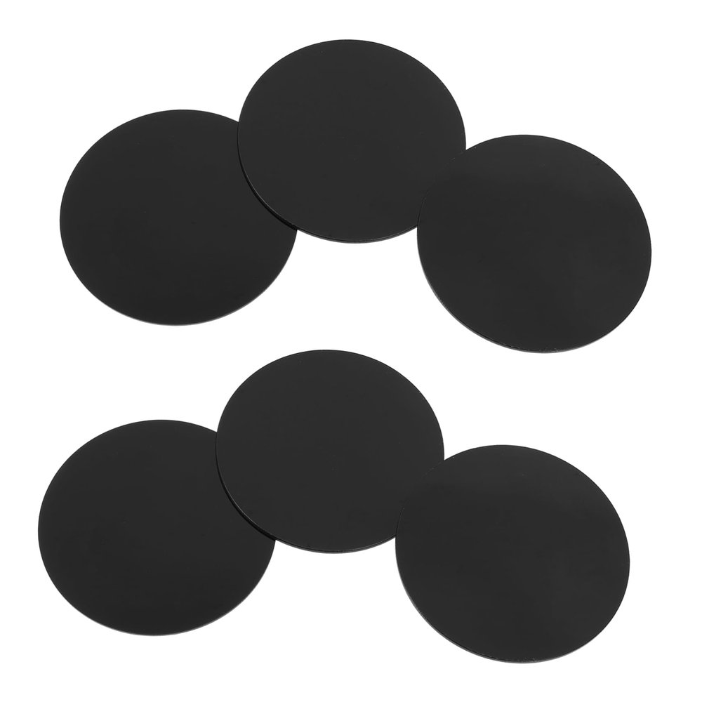 Vaguelly 10pcs Acrylic Mini Base for Figures Circular Display Stands for Doll Models Craft Material for Gaming Miniatures and Tabletop