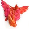 HUAWELL 3 Pack 3D Printed Dragon with Wing Full Articulated Flying Wing Dragon Toys Home Office Decor Easter Gift for Dragon Lovers Home/School/Office Decor Collectables (3 Pack Flying Dragon) view 4