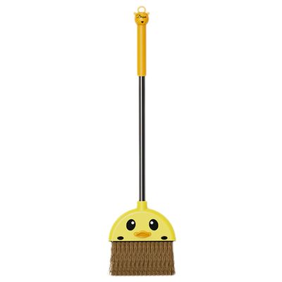 IMIKEYA Little Yellow Duck Broom Toddler Broom Cleaning Set for Boys and Girls Safe Pp Pet Material Lightweight Design Cartoon Style Home