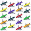 15 Pack Airplane Toys Goodie Bag Stuffers, Mini Diecast Toy Airplane for Boys 3 4-8 Years, Pull Back Alloy Model Planes Toys for Kids Easter Gifts Easter Basket Stuffers & Party Favors, 6 Colors view 1