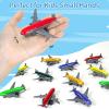15 Pack Airplane Toys Goodie Bag Stuffers, Mini Diecast Toy Airplane for Boys 3 4-8 Years, Pull Back Alloy Model Planes Toys for Kids Easter Gifts Easter Basket Stuffers & Party Favors, 6 Colors view 2