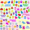 120Pcs Mochi Squishies Toys, Kawaii Squishy Bulk for Kids Party Favors, Squeeze Toys for Stress Relief, Classroom Prizes, Christmas Goodie Bag Stuffers, Easter Party Bag Filler, Birthday Gifts(Random) view 2