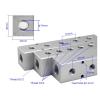 40x40 Thickened G1/2 to G1/4 Split Teeth Exhaust Source Oil Water Distribution Shunt Block Straight-Through (Color : 7 Way (25mm)) view 4