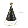 ABOOFAN 4pcs Paper Birthday Party Hat for Boys Girls Glitter Hat Boys Birthday Party Decorations view 2
