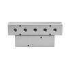 40x40 Thickened G1/2 to G1/4 Split Teeth Exhaust Source Oil Water Distribution Shunt Block Straight-Through (Color : 6 Way (25mm)) view 2