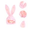 ABOOFAN 1pc Adorable Rabbit Ear Headgear for Cosplay Festivals and Parties Cute Pink Bunny Hat Photo Props for Halloween Christmas and Masquerades view 4