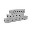 40x40 Thickened G1/2 to G1/4 Split Teeth Exhaust Source Oil Water Distribution Shunt Block Straight-Through (Color : 10 Way (25mm)) view 3