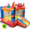Culaluva Inflatable Bounce House: Bouncy Castle 2-in-1 with Slide for Kids Aged 3-6 - with 370W Blower & Storage Bag - Indoor Outdoor Play view 1