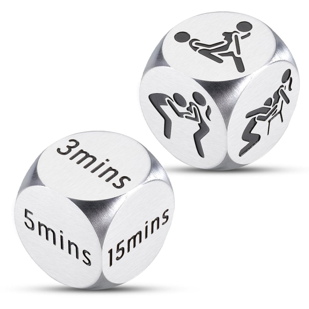Adult Sex Positions Dice Game, Valentines Day Gifts for Him Her Wife Husband, Adult Sex Dice Board Game, 2Pcs Date Night Dices for Couples, 11th Anniversary Giifts for Him Her,Bedroom Games for Couple