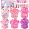 6 Pack Slimes, Pink Slime Kids, Cloud Slime kit for Girls Ages 8-12, Toys for Girls and Boys, for Kids Slime Set Party kit Goodie Bag Stuffers, 4 5 6 7 8 9 10 Year Old Girl Birthday Gift Cute Stuff view 1