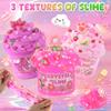 6 Pack Slimes, Pink Slime Kids, Cloud Slime kit for Girls Ages 8-12, Toys for Girls and Boys, for Kids Slime Set Party kit Goodie Bag Stuffers, 4 5 6 7 8 9 10 Year Old Girl Birthday Gift Cute Stuff view 4