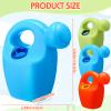 Lunmon 3 Pcs Kids Watering Can Plastic Mini Watering Can Bulk for Child Toddler Flower Garden Sand Beach Toy Garden Tools for Boys Girls End of Year Gifts view 2