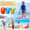 Lunmon 3 Pcs Kids Watering Can Plastic Mini Watering Can Bulk for Child Toddler Flower Garden Sand Beach Toy Garden Tools for Boys Girls End of Year Gifts view 4