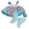Plush Gear Floral Butterfly Dress with Wings for 14 to 18 Inch Stuffed Animals Colorful Fairy-Themed Outfit for Plush Toys, Teddy Bears, and Dolls Magical Dress-Up Costume for Kids Gift Idea view 2