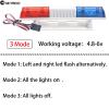 Chanmoo 1/10 1/8 RC Car Simulation Police Lights Multi-Function Night Flash LED Light Lamp Roof Light Decoration For 1:8 1:10 RC Crawler Truck Cars HSP Traxxas Tamiya CC01 D90 Axial SCX10 Arrma view 4