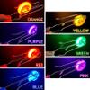 7 Pack Light Up Gyro Wheels Toy Set, Light Up Magnetic Sensory Toy with Spinning Wheel and Flashing LED Lights, Retro Magic Rail Light Up Gyro for Boys and Girls view 2