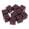 DGFJY 10 Pcs Square Edged Six Sided Dices Role Playing Game Dices Math Counting Teaching Tool for Board Game Bar Party Dice Games for Adults and Families view 1