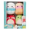 Micromallows Squishmallows Original 4-Pack  Clara Cupcake, Fifi Fox, Henry Turtle, Melly Milk Carton view 1