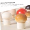balacoo 1set Natural Wooden Mushroom Toys for Boys and Girls Realistic Decor for Playtime Photography and Early Education for Imaginative Play and Creative Crafts view 2