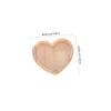Abaodam Creative Heart Shaped Coin Bank Unique Wooden Savings Jar with Window for Easy Viewing Chic Tabletop Decoration for Home Gift Giving Brown view 2