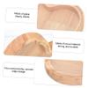 Abaodam Creative Heart Shaped Coin Bank Unique Wooden Savings Jar with Window for Easy Viewing Chic Tabletop Decoration for Home Gift Giving Brown view 3