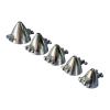 1PC CNC Aluminum Alloy Folding Propeller Spinner D28 D33 D38 D43 D48mm Shaft Diameter 3.0/3.17/4.0/5.0/6.0mm Props Cover Shell for RC Glider Airplane Fixed Wing (D38xH34, Shaft 4.0) view 3