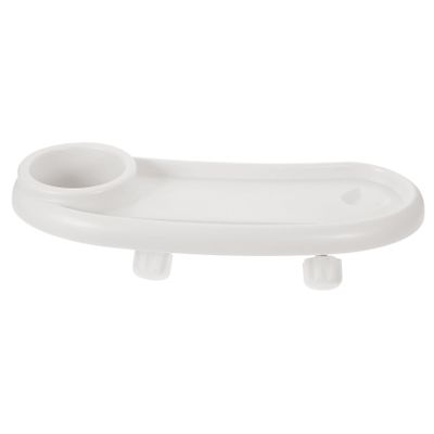 Hohopeti Stroller Tray with Detachable Snack Holder Easy to Install Food Plate for Strollers Convenient Accessory with Drinks Holder Go Parents