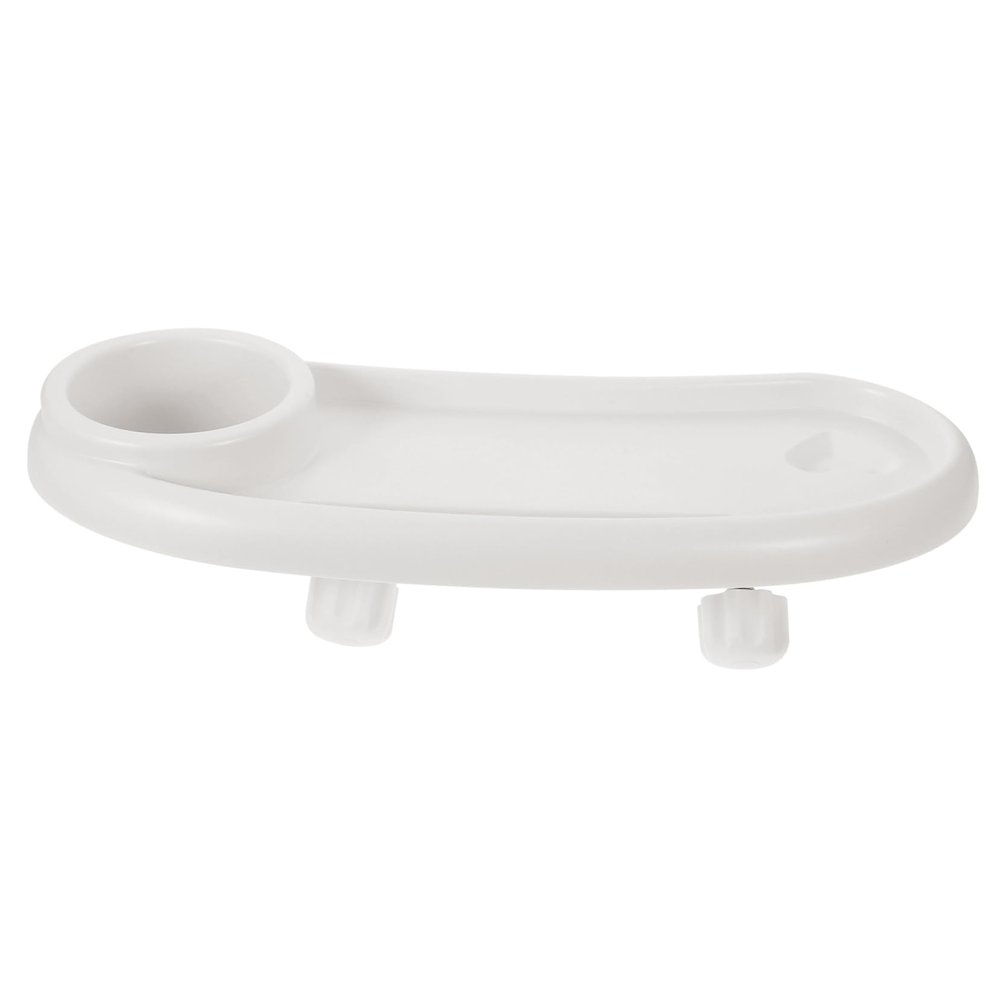 Hohopeti Stroller Tray with Detachable Snack Holder Easy to Install Food Plate for Strollers Convenient Accessory with Drinks Holder Go Parents