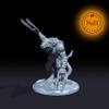 ToysCentral Basics Squeeksnarl, The Filth Fang | Wererat | Rat Folk Miniature for Tabletop Games Like D&D and War Gaming Large (Normal Size), Gray, 02R002-01 view 2
