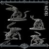 ToysCentral Basics Squeeksnarl, The Filth Fang | Wererat | Rat Folk Miniature for Tabletop Games Like D&D and War Gaming Large (Normal Size), Gray, 02R002-01 view 3
