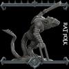 ToysCentral Basics Squeeksnarl, The Filth Fang | Wererat | Rat Folk Miniature for Tabletop Games Like D&D and War Gaming Large (Normal Size), Gray, 02R002-01 view 4