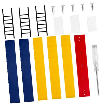VILLFUL ABS Toy Storage Rack Wall Mount Decorative Shelf for Bedroom Study