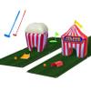 FunPark Inflatable Mini Golf Set  13-Piece Course with Adjustable Clubs, Balls, Putting Cups, Green Mats and Themed Obstacles for Indoor or Outdoor Play, Active Game for Boys ANG Girls, Ages 6+ view 1