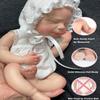 Abenduot 13inch Pascale Baby Full Body Platinum Silicone Baby Dolls Lifelike Painted Reborn Silicone Girl Dolls Kids Toys view 4