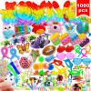 1000 Pcs Kids Party Favors Stocking Stuffers Gifts,Fidgets Toys Pack,Bulk Toys for Carnival Treasure Classroom Prizes Box,Adults Stress Relief Sensory Toys,Pinata Filler, Autism Autistic Children ADHD view 1