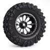 AOLTNRC 2.2 Carbon Fiber Wheels Rim for 1/10 RC Crawler LCG Cheater Rigs Capra SCX10 Pro GSPEED V4 TRX4 Element Enduro Upgrades Accessories (4pcs C) view 4