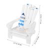 Cabilock Beach Chair Lighthouse Decor Mediterranean Style Home Decor Coastal Ornament Set view 2