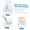Cabilock Beach Chair Lighthouse Decor Mediterranean Style Home Decor Coastal Ornament Set view 3