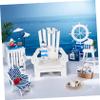 Cabilock Beach Chair Lighthouse Decor Mediterranean Style Home Decor Coastal Ornament Set view 4
