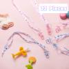 72 Acrylic Pacifier Necklace for Baby Shower Boys & Girls Party Favors, Gender Reveal Party Table Scatter/Necklace Game (Blue & Pink) view 4