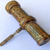 Generic Hand Carved Brass Kaleidoscope W/Handle Antique Look Twist Kaleidoscope, kaliedo123 view 1