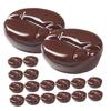 FAVOMOTO 25pcs Lifelike Artificial Coffee Beans Decor for Creative Projects Photography Props and Home Kitchen Enhancement Realistic Faux Resin Coffee Beans view 1
