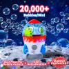 Rocket-Shaped Bubble Machine for Kids & Pets - Dual Powerful Bubble Outlets, Automatic 360 Rotation, Adjustable LED Lights & Music  Ideal for Indoor/Outdoor Birthday Parties view 2